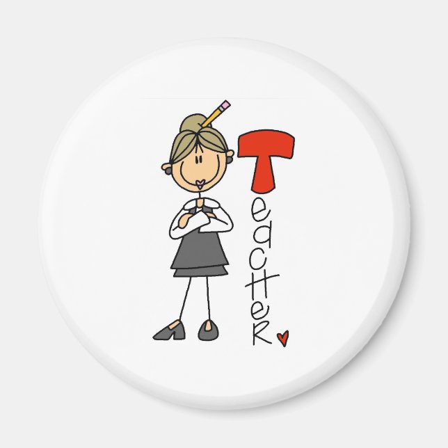 T ist für Lehrer Magnet (Vorne)