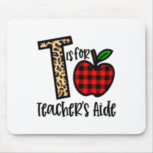 T ist für Lehrerhelfer Lustiger Rückweg zur Schule Mousepad
