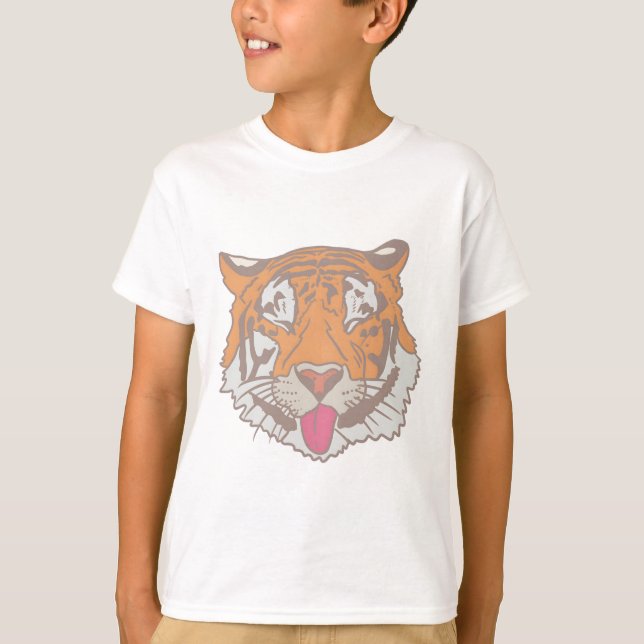 T ist für Tiger T-Shirt (Vorderseite)