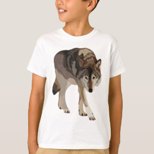 T ist für Timber Wolf T-Shirt