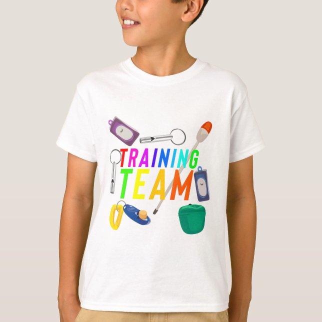 T ist für Training Team T-Shirt (Vorderseite)