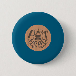 T-Kopf Lustiger Kaffee Koffein Baristas Und Kaffee Button