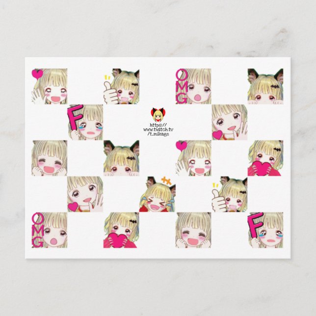 t_mikage postcard[EMOTE]/ミ ポ ト ゲス[EMOTE] Postkarte (Vorderseite)