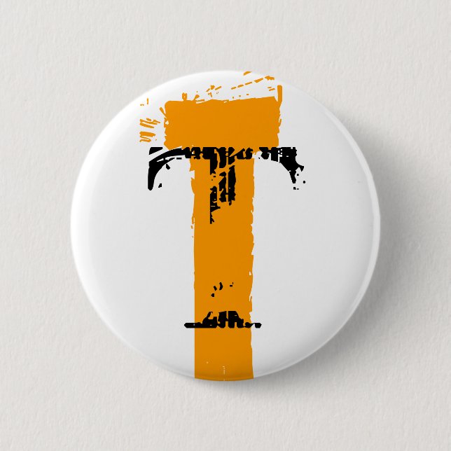 T Monogramm Button (Vorderseite)