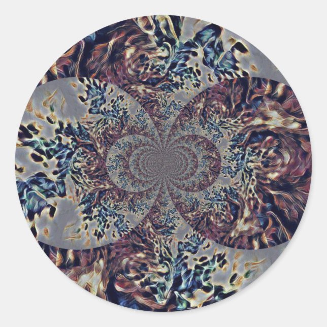 T. Nova Runder Aufkleber (Vorderseite)