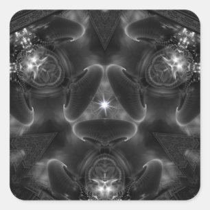 T.O.L.O.B Enigma Quadratischer Aufkleber