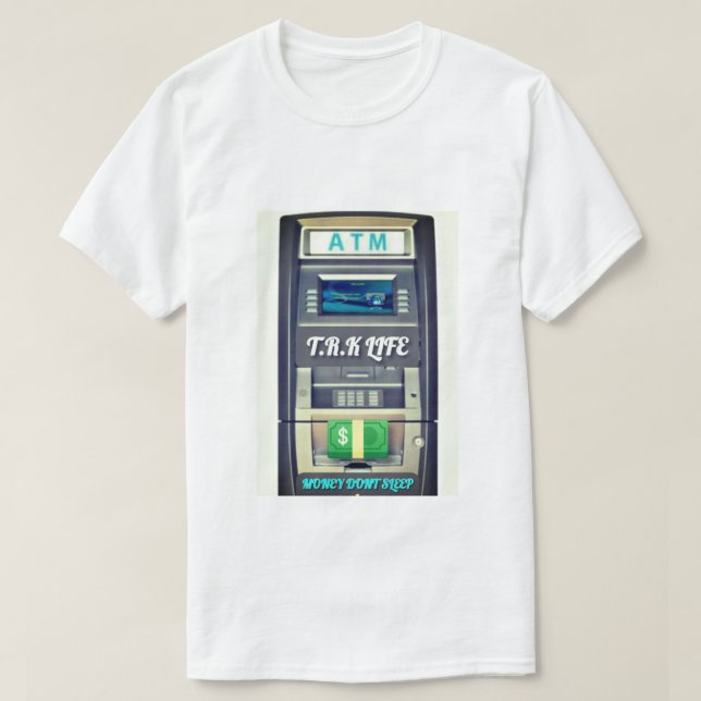 T.R.K ATM MACHINE LOGO TSHIRT (Design vorne)