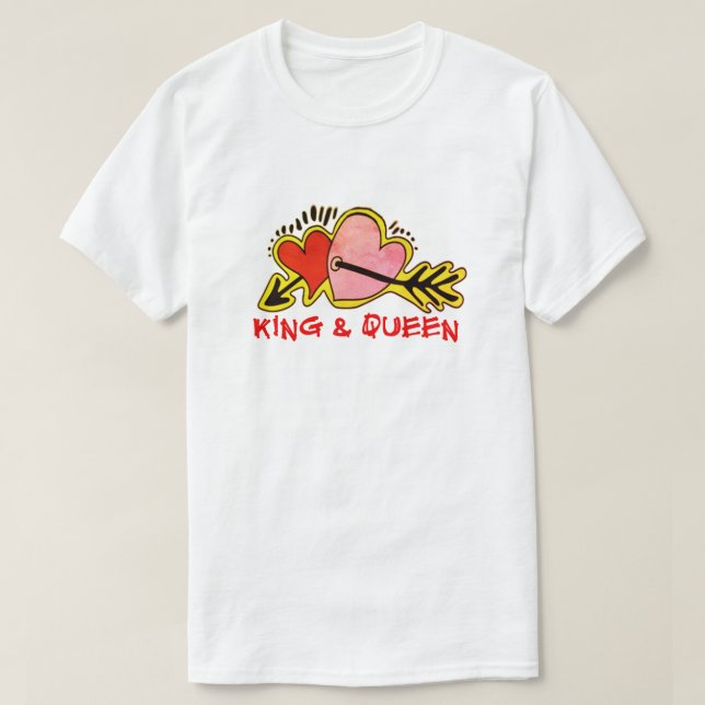 T.R.K. KING & QUEE VINTAG TSHIRT (Design vorne)