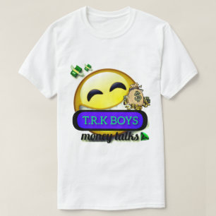 T.R.K MONEY TALKS SMILEY FACE T-SHIRT
