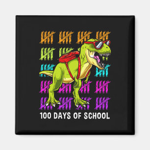 T Rex 100 Tage der Schule Dinosaurier T Rex Kinder Magnet