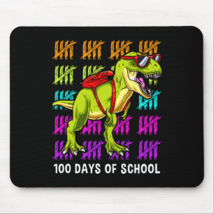 T Rex 100 Tage der Schule Dinosaurier T Rex Kinder Mousepad