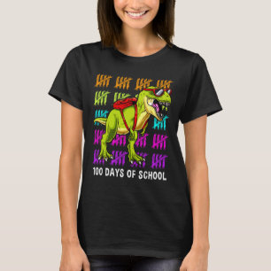 T Rex 100 Tage der Schule Dinosaurier T Rex Kinder T-Shirt