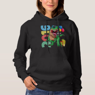 T Rex 6. Geburtstag Junge Mädchen 6 Jahre 2016 Din Hoodie