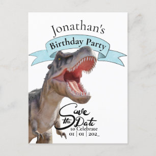 T Rex, Alles Gute zum Geburtstag Junge Postkarte