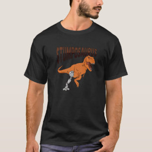 T Rex Amputee Joke Leg Prothese Dinosaurier für ei T-Shirt