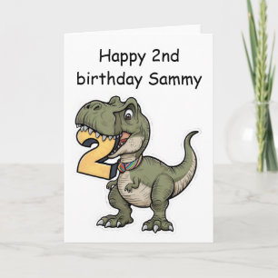 T-Rex beißt auf die Nummer 2 Karte