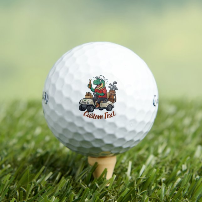 T-Rex Bier Golfbälle - Benutzerdefinierte Callaway (Insitu T-Shirt)