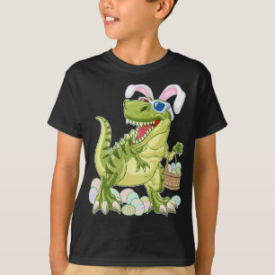 T Rex Boys Easter Shirt Dinosaur Hero Geschenk