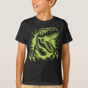 T-Rex bricht durch Kinder T-Shirt