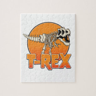 T-REX-Cartoon-Logo Puzzle