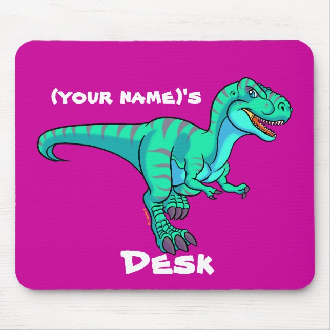 T-Rex Cartoon Mousepad (Vorne)
