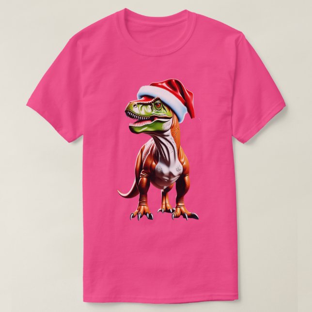 T Rex Christmas TShirt (Design vorne)