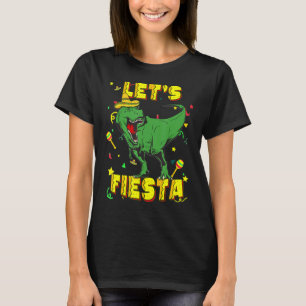 T Rex Cinco De Mayo Tyrannosaurus Dinosaur Lasse F T-Shirt