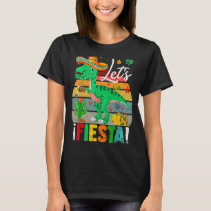 T Rex Cinco De Mayo Tyrannosaurus Dinosaur Lasse F T-Shirt