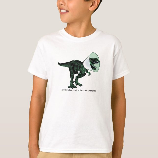 T-Rex Cone of Shame 2 children T T-Shirt (Vorderseite)