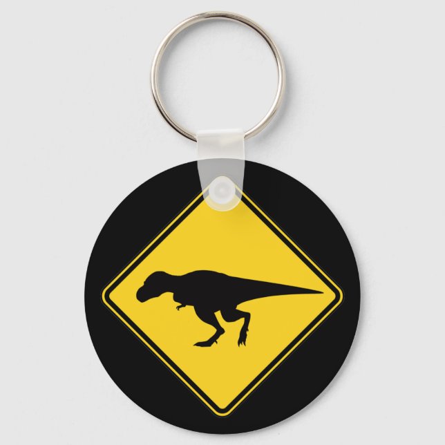 T-Rex Crossing Schlüsselanhänger (Vorderseite)