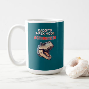 T-Rex Dad-Modus aktiviert Dinosaurier-Meme Kaffeetasse
