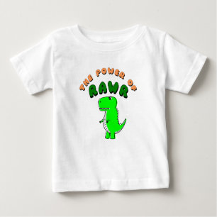 T-Rex des Powers von RAWR Baby T-shirt