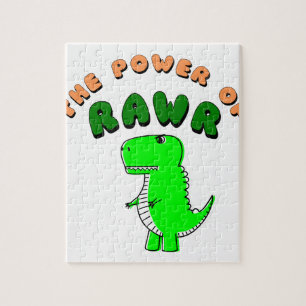 T-Rex des Powers von RAWR Puzzle