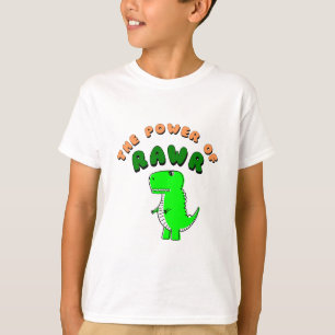 T-Rex des Powers von RAWR T-Shirt