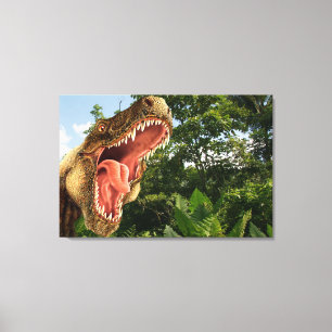 T Rex Dinosaur Art Wall Leinwand