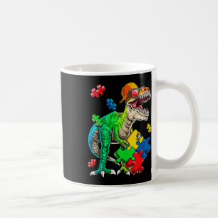 T Rex Dinosaur Autismus Sensibilisierung Puzzle Pi Kaffeetasse