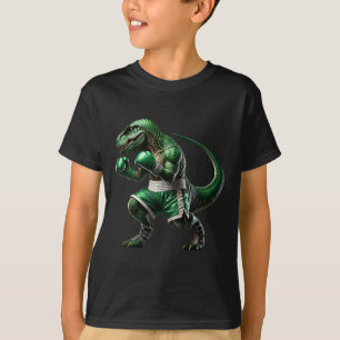 T-Rex Dinosaur beim Boxen Boxer Kampfsport  T-Shirt