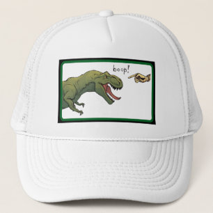 T-Rex Dinosaur Boop Tyrannosaurus Baseball Green Truckerkappe