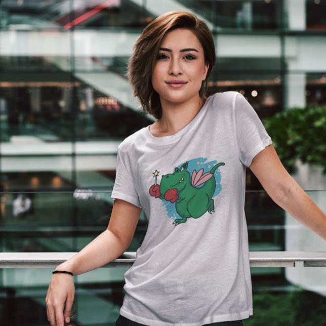 T Rex Dinosaur Boxer Fairy T-Shirt (Von Creator hochgeladen)