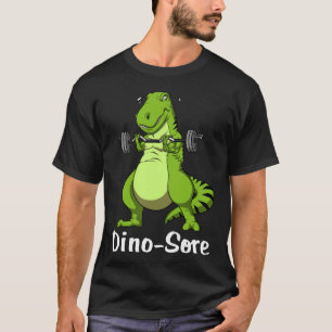 T-Rex Dinosaur Fitness Workout Gym Training T-Shirt