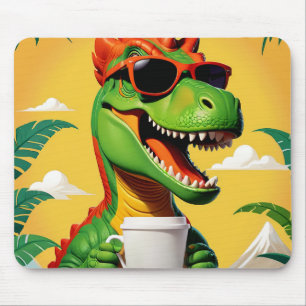 T-Rex Dinosaur Funny Mousepad