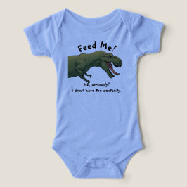 T-Rex Dinosaur Fütterte mir Baby Outfit 1 Stück