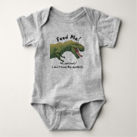 T-Rex Dinosaur Fütterte mir Baby Outfit 1 Stück