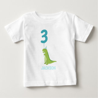 T-Rex Dinosaur Geburtstagsparty Baby T-shirt