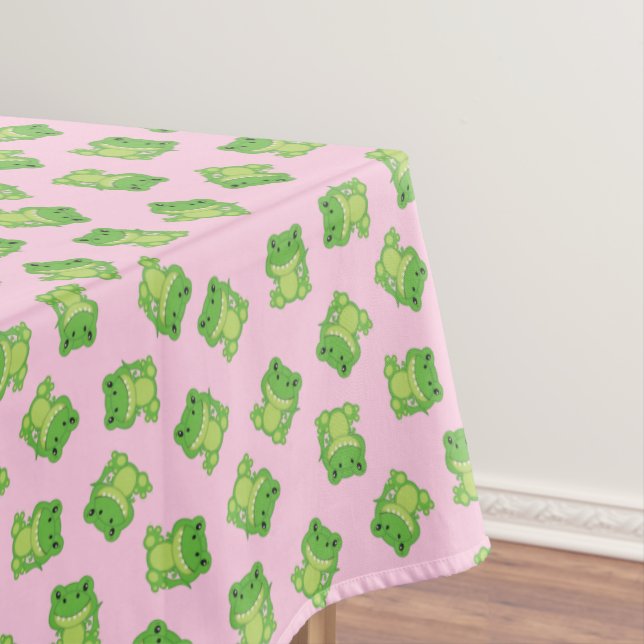 T-Rex Dinosaur Geburtstagsparty Pink Tischdecke (Beispiel)