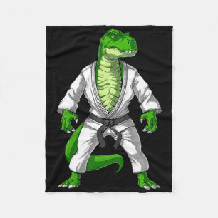 T-rex Dinosaur Jiu-jitsu Judo Karate Taekwondo Mar Fleecedecke