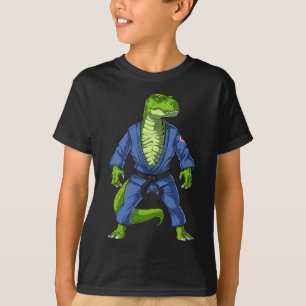 T-Rex Dinosaur Jiu-Jitsu Judo Ninja Kampfsport K T-Shirt