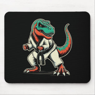 T-Rex Dinosaur Karate Taekwondo Kampfsport Mousepad
