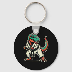 T-Rex Dinosaur Karate Taekwondo Kampfsport  Schlüsselanhänger