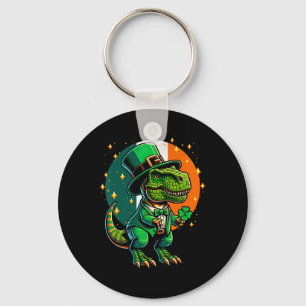 T-Rex Dinosaur Kobold Irischer St. Patrick's Day I Schlüsselanhänger